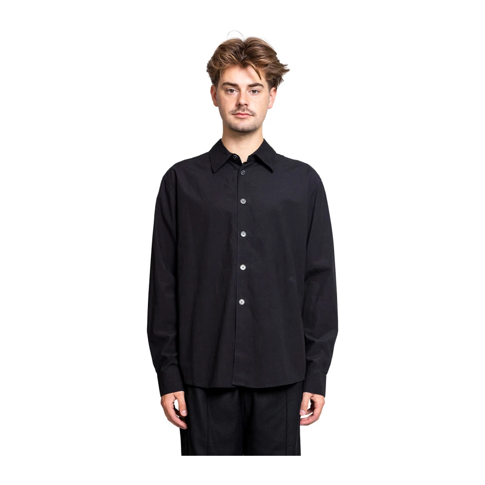 Our Legacy Zwarte Casual Overhemd Black Heren
