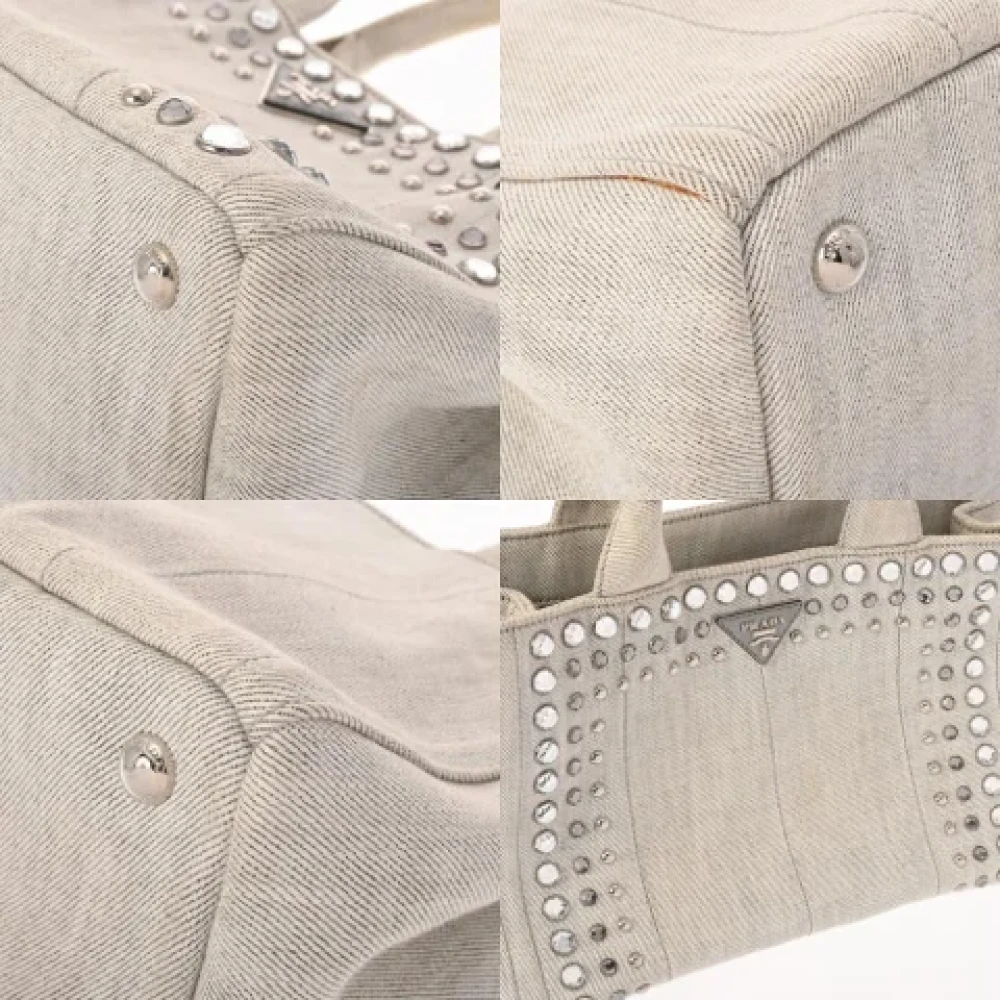 Prada Vintage Pre-owned Denim prada-bags White Dames