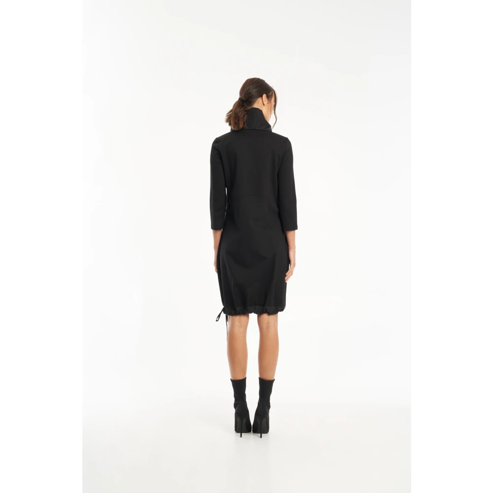 Vicario Cinque Ontspannen Fit Milano Jurk Black Dames
