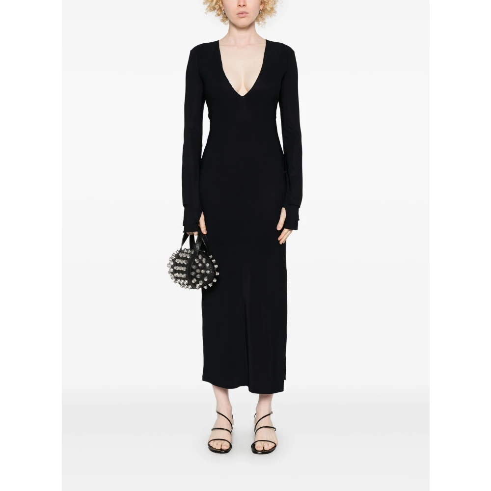 MM6 Maison Margiela Maxi Dress Black Dames