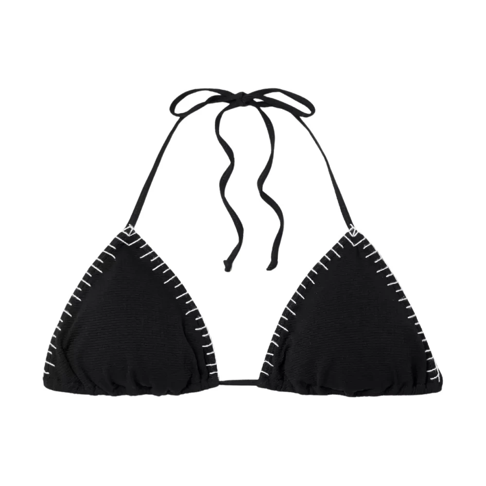 Marysia Women's Black Bikinis, S, Triangle Bikini Top