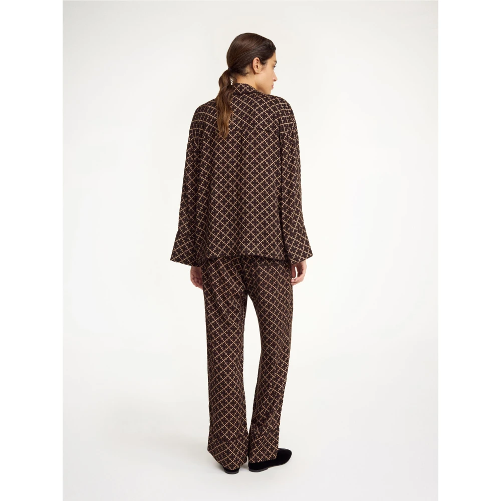 By Malene Birger Handtekening Bloemenbroek By Herenne Birger Brown Dames