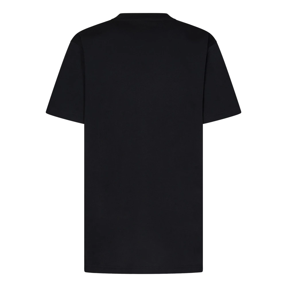 Moschino Zwart Teddybeerprint Oversized T-shirt Black Dames