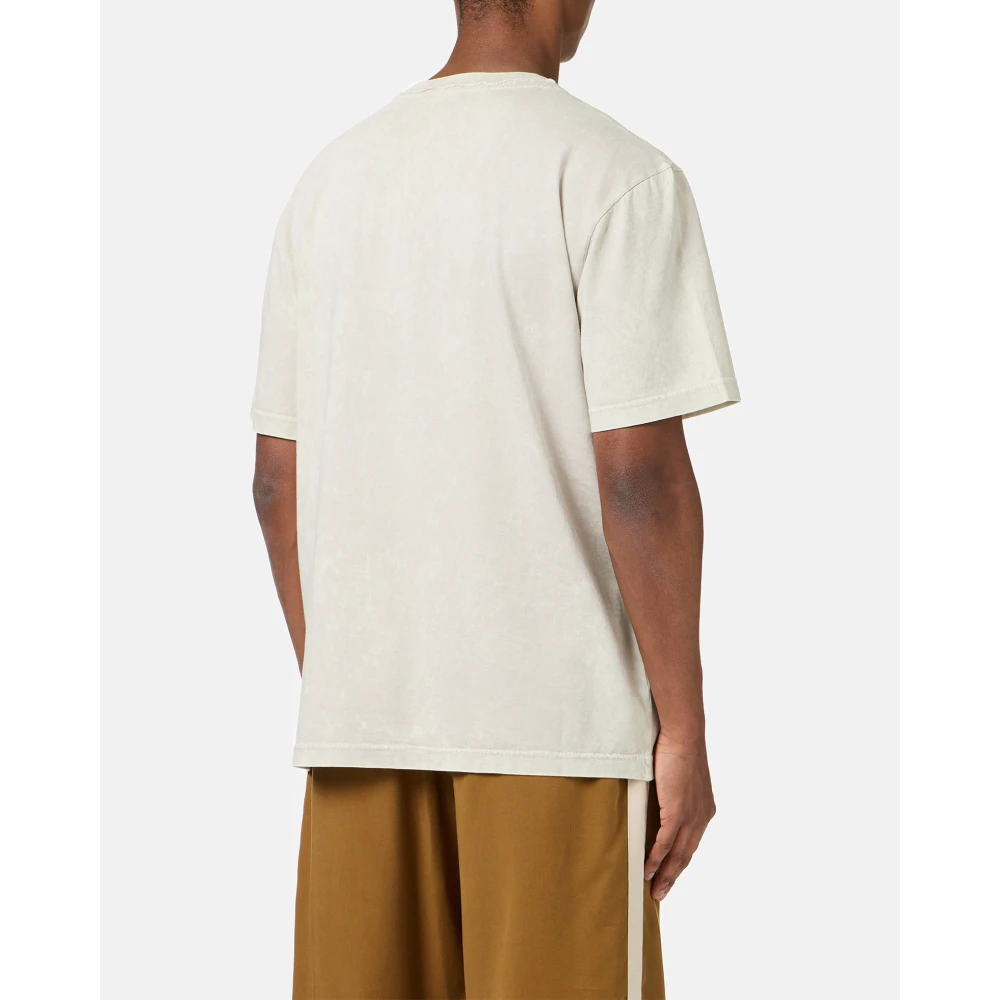 Iceberg Beige patroon regular-fit katoenen jersey T-shirt Beige Heren