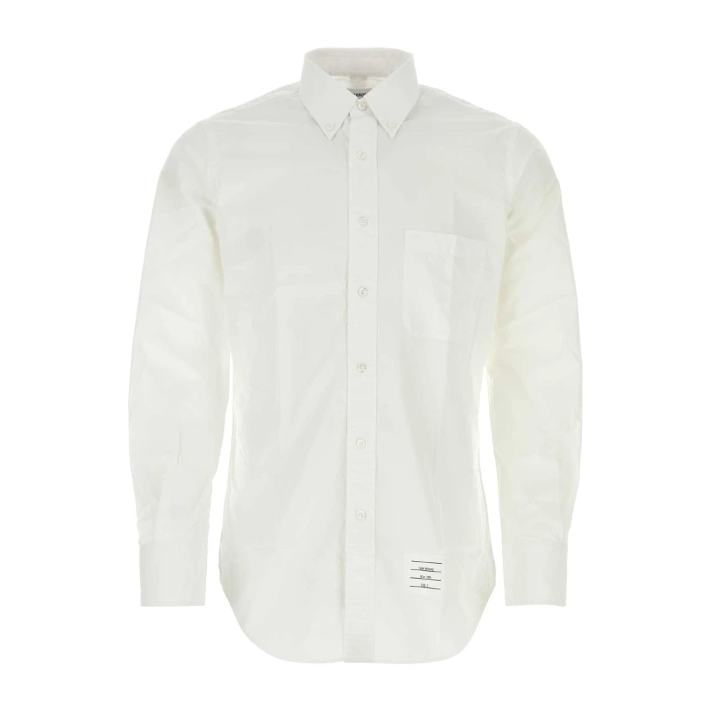 Thom Browne Witte Popeline Overhemd White Heren