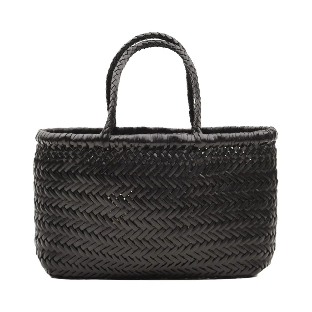 Dragon Diffusion Zwarte Leren Tote Tas Black Dames