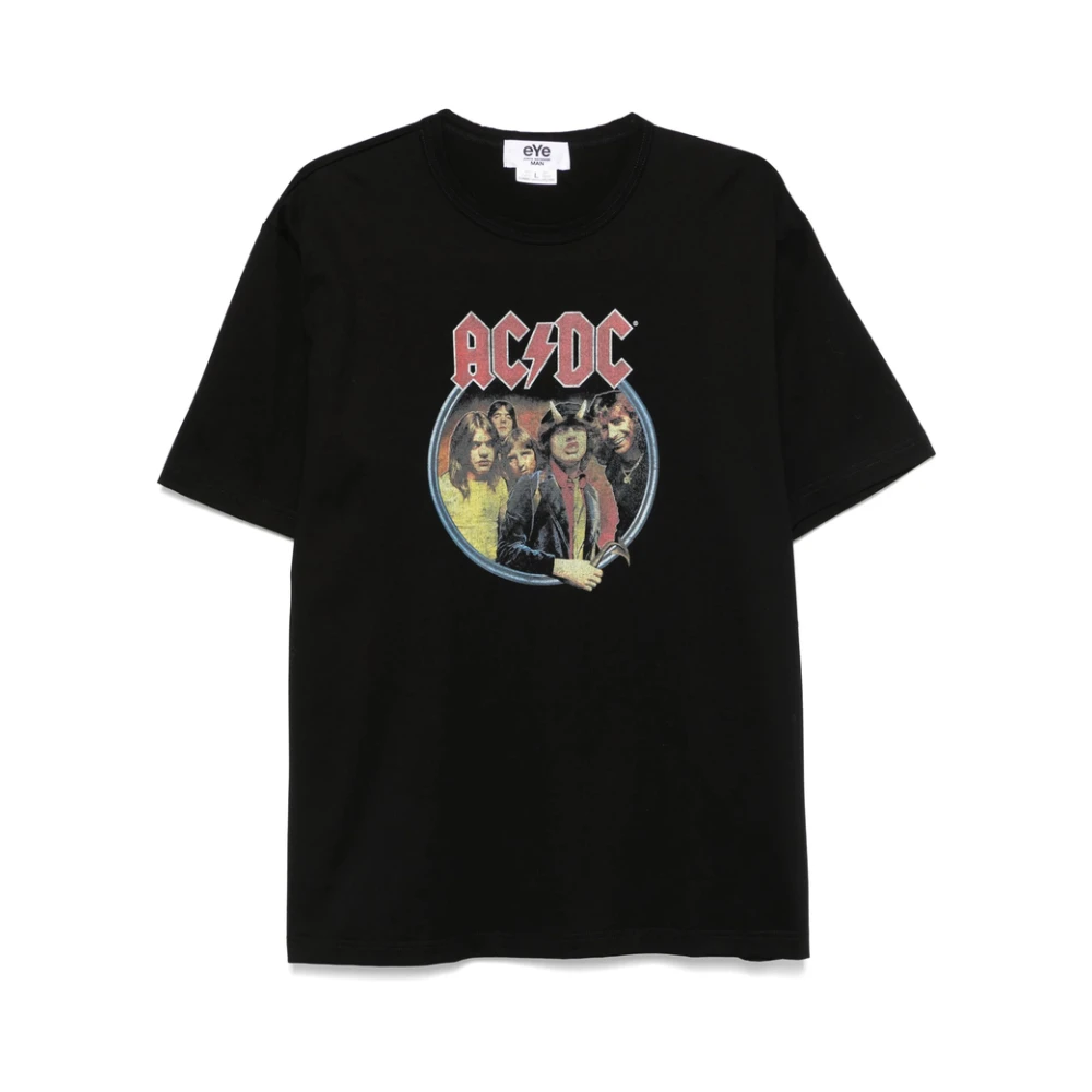 Junya Watanabe Zwart Crew Neck T-shirt Black Heren