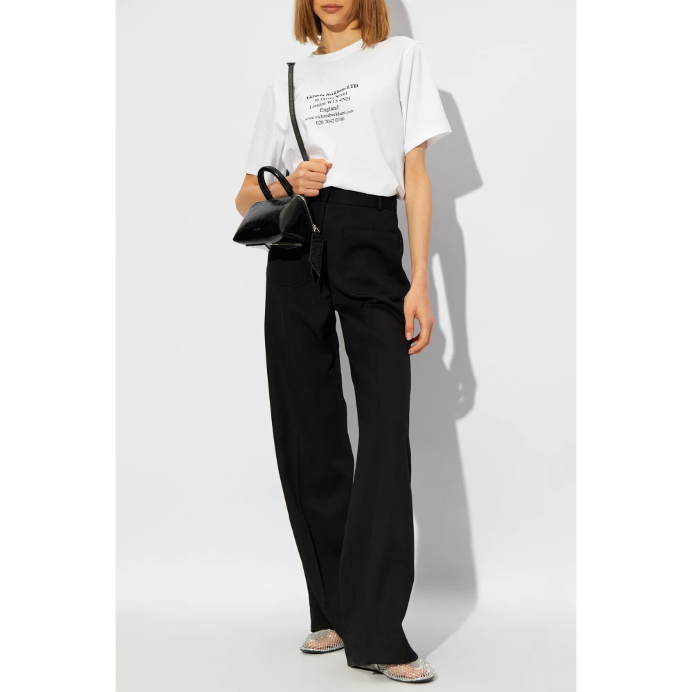 Victoria Beckham Broek met zakken Black Dames