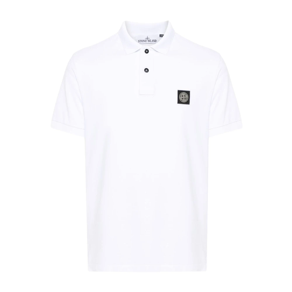 Hvid Polo Slim Fit T-shirts