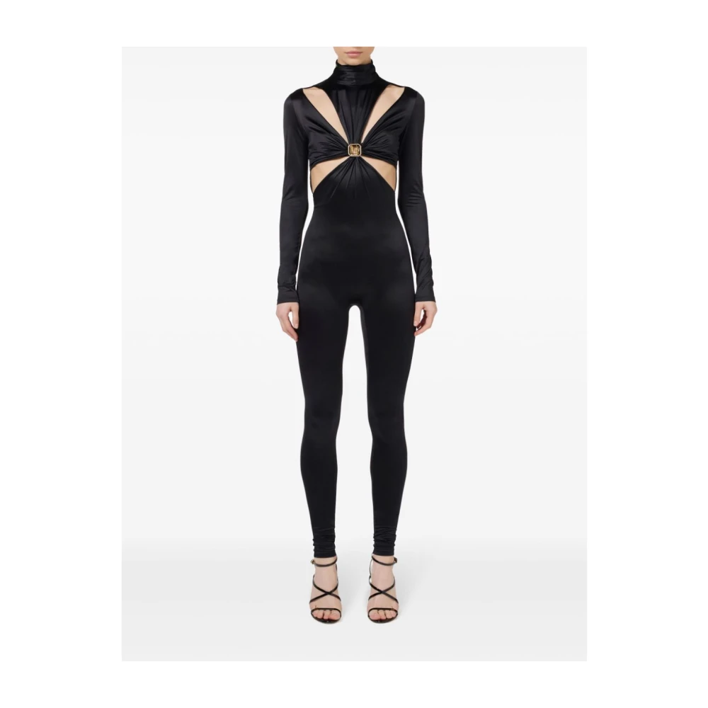 Elisabetta Franchi Nero Broek Aw24 Damesmode Black Dames
