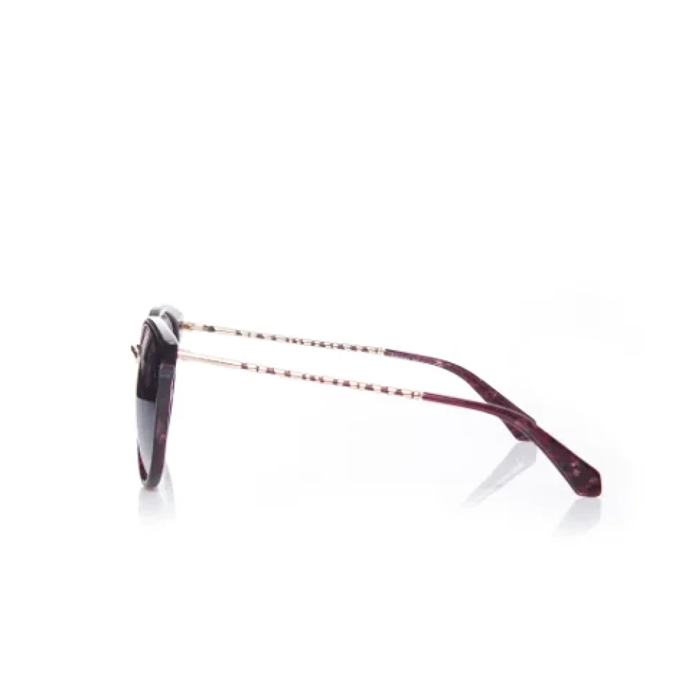 Balmain Pre-owned Plastic sunglasses Red Dames