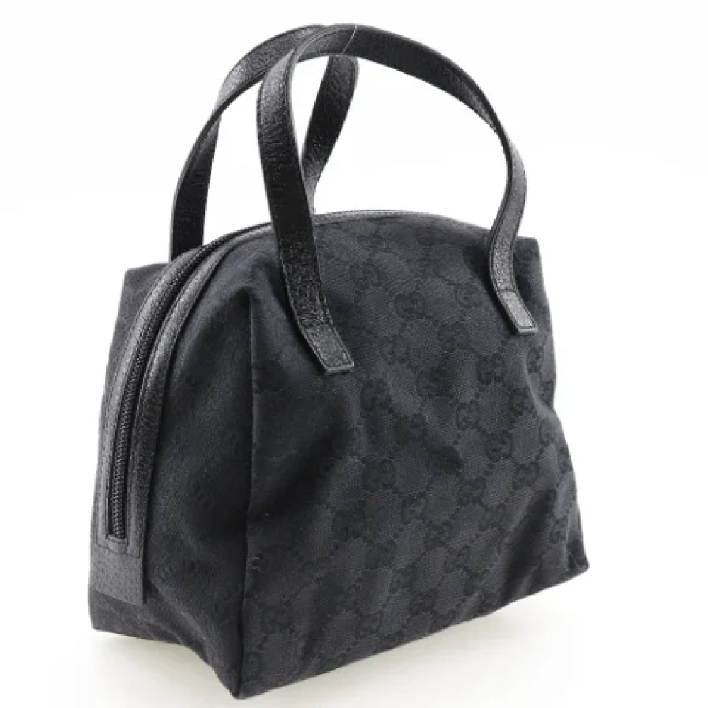 Gucci Vintage Pre-owned Canvas gucci-bags Black Dames