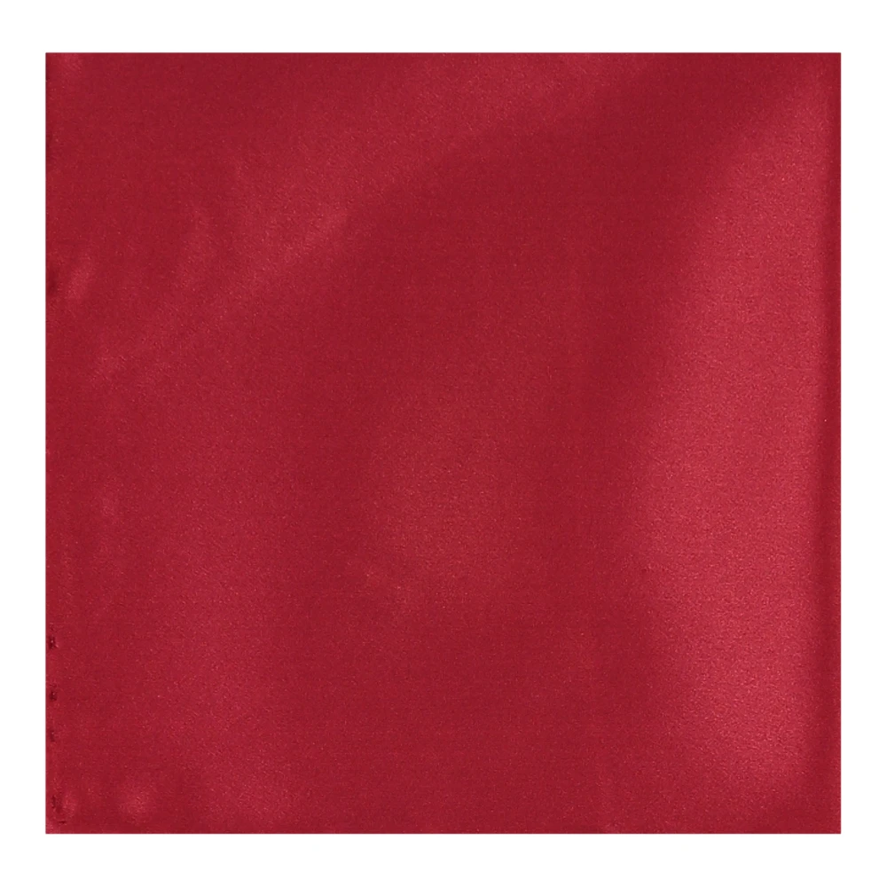 Brioni Zijden Zakdoek Red Heren