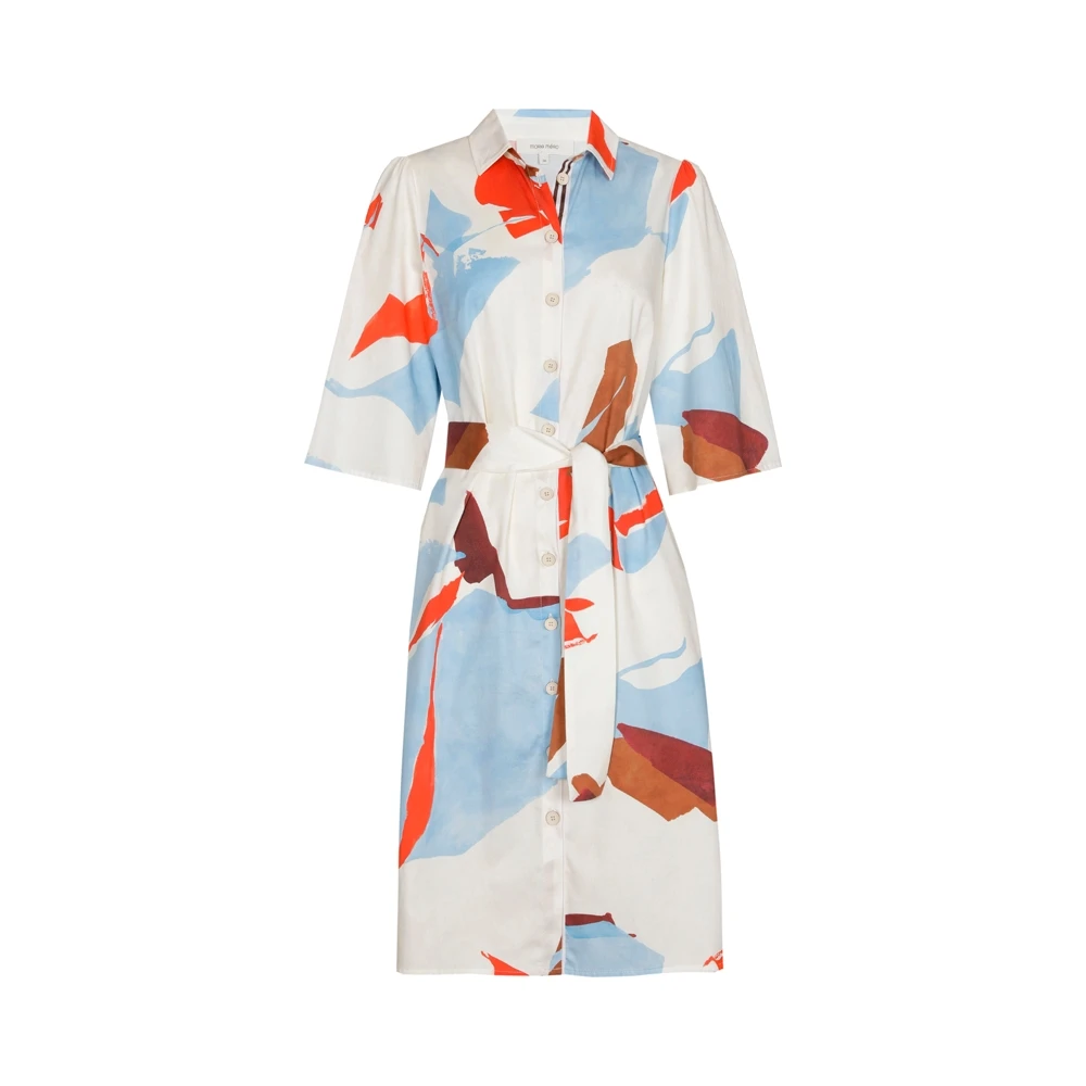 Marie Méro Fris Print Katoenen Jurk Multicolor Dames