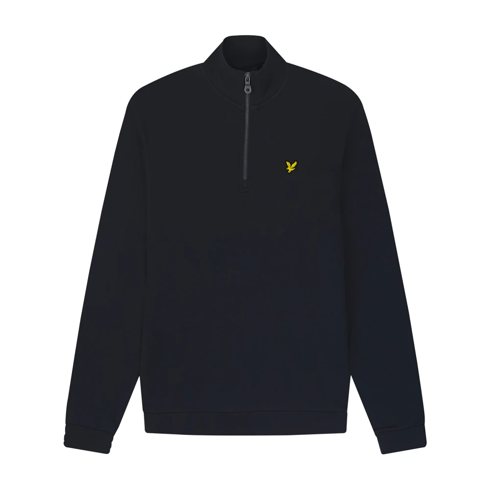 Lyle & Scott Sweat Half Zip Pull Navy - Größe S - Bild 5
