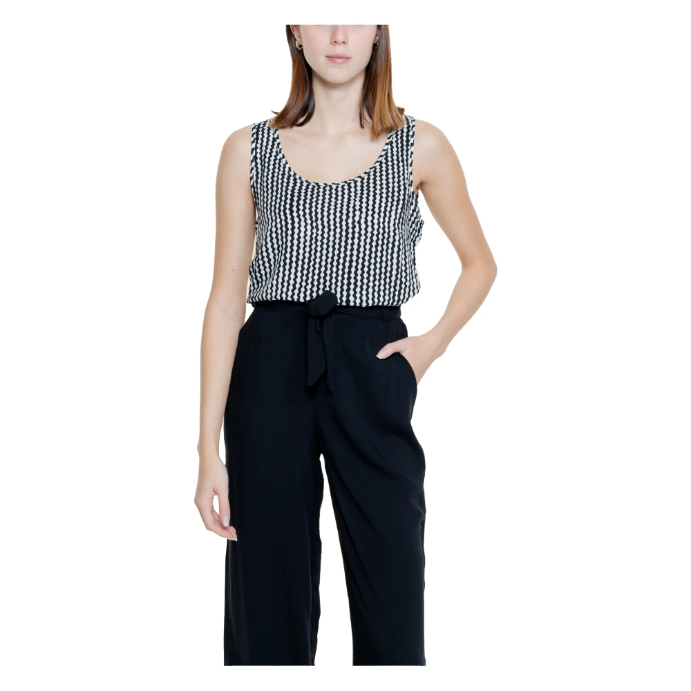 Only Dames Tanktop Lente Zomer Collectie Black Dames