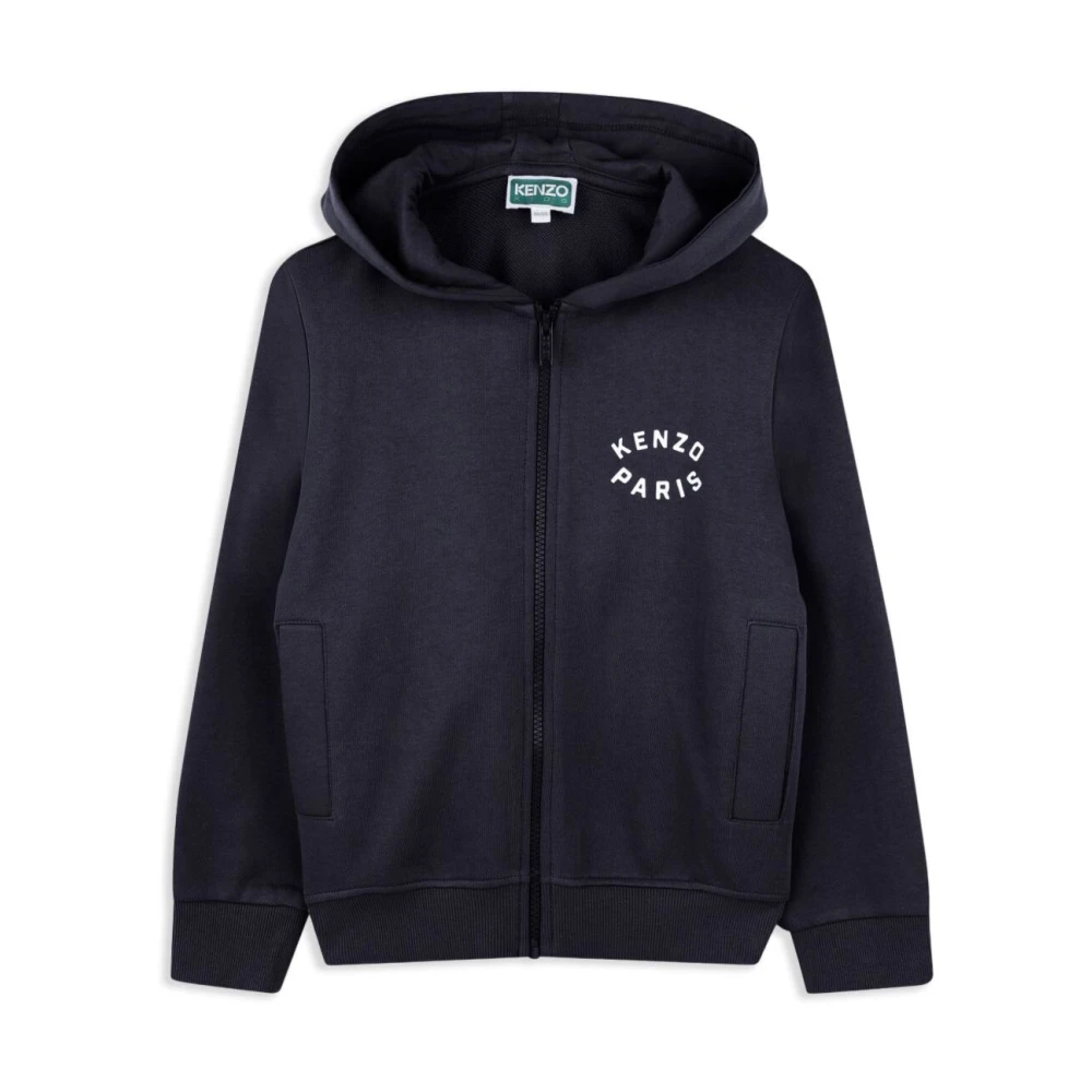 Kenzo Boys Blue Kids Sweatshirts, 4 Y, Hoodie