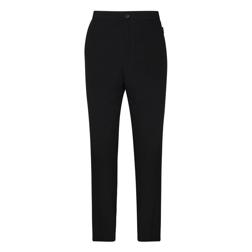 Hevo Donkerbruine katoenblend broek Brown Heren