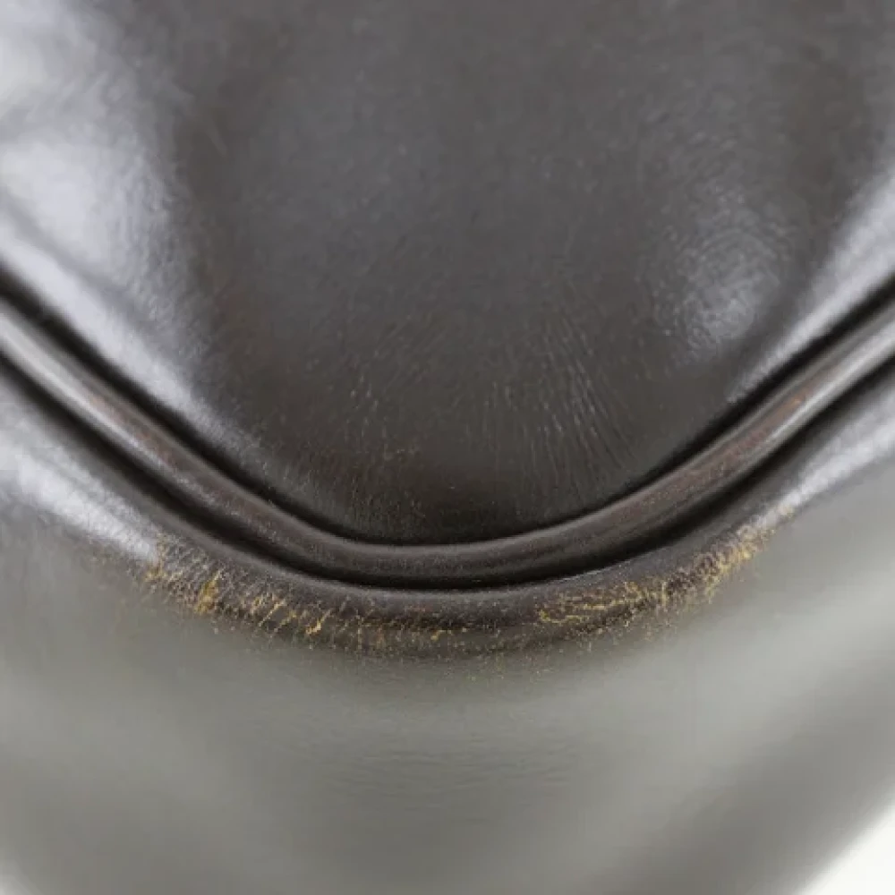 Hermès Vintage Pre-owned Leather clutches Brown Dames