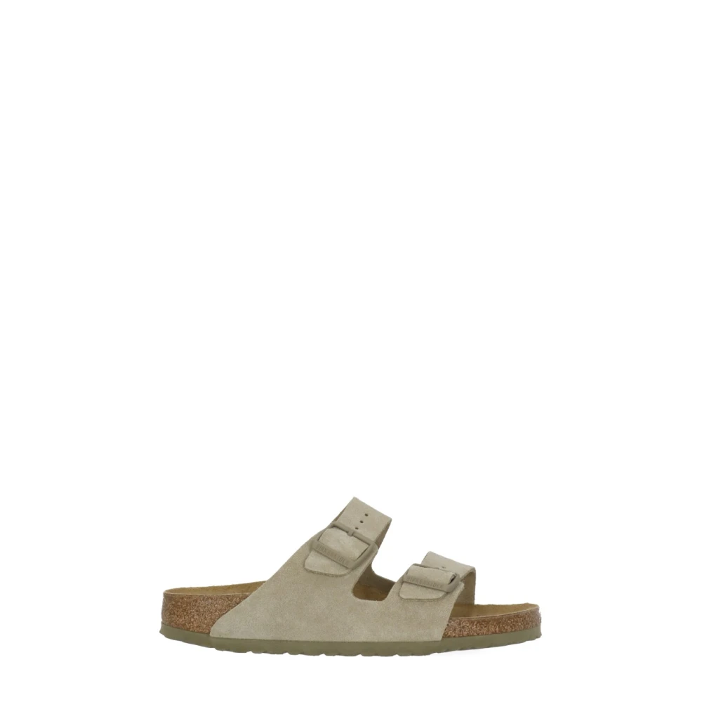 Birkenstock Women's Beige Sliders, 11 Uk, Arizona Narrow Fit