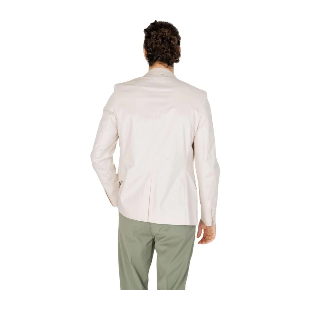 Antony Morato Crème Katoenen Blazer Beige Heren