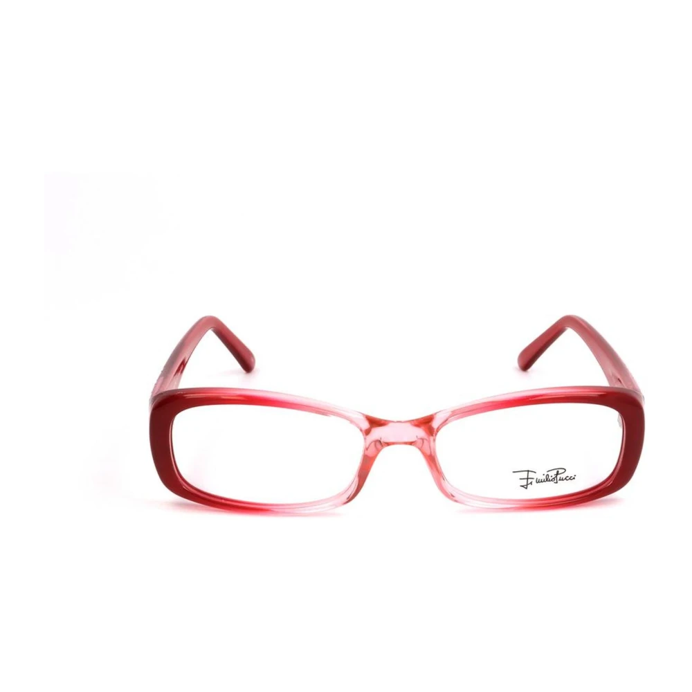 EMILIO PUCCI Rode Gradient Plastic Montuur Bril Red Dames