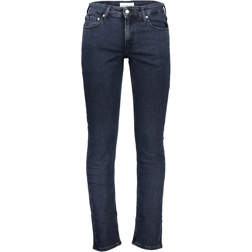 Calvin Klein Blauwe Jeans met Contrastdetail Blue Heren