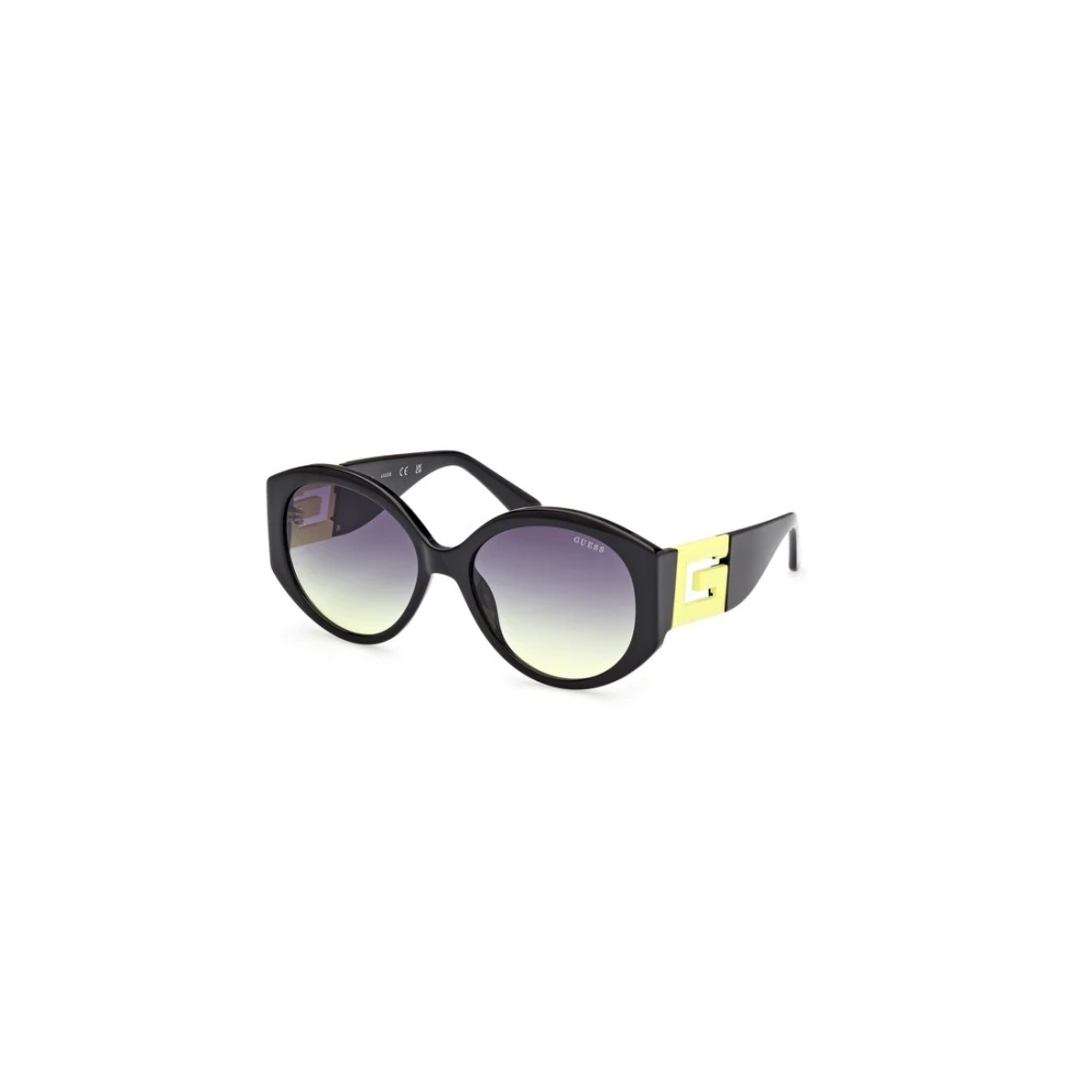 Guess Unisex Black Sunglasses, 56 Mm, Yellow Gradient Smoke Sunglasses