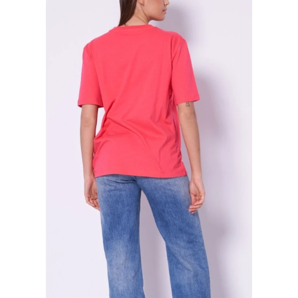 PATRIZIA PEPE Dames T-Shirt Top Pink Dames