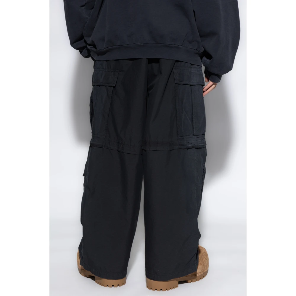 Balenciaga Cargo Broek Black Heren