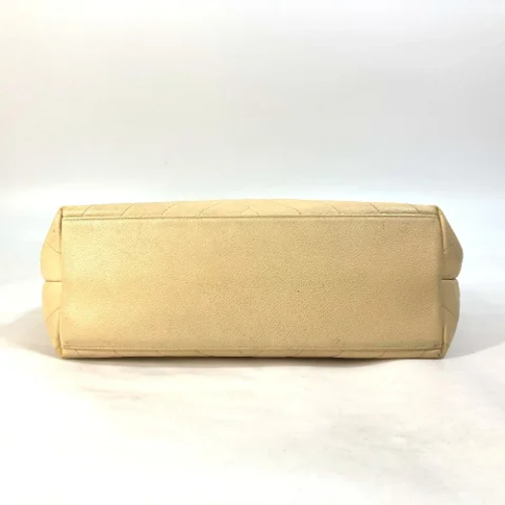 Chanel Vintage Pre-owned Fabric chanel-bags Yellow Dames