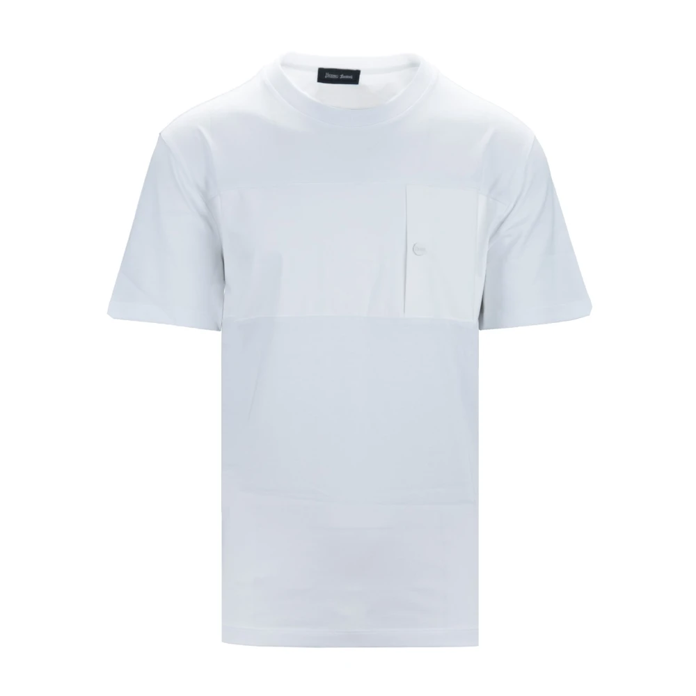 Herno T-shirt met ronde hals White Heren