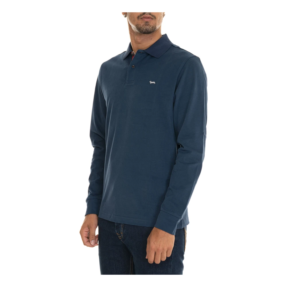 Harmont & Blaine Klassieke Polo Shirt voor Mannen Blue Heren
