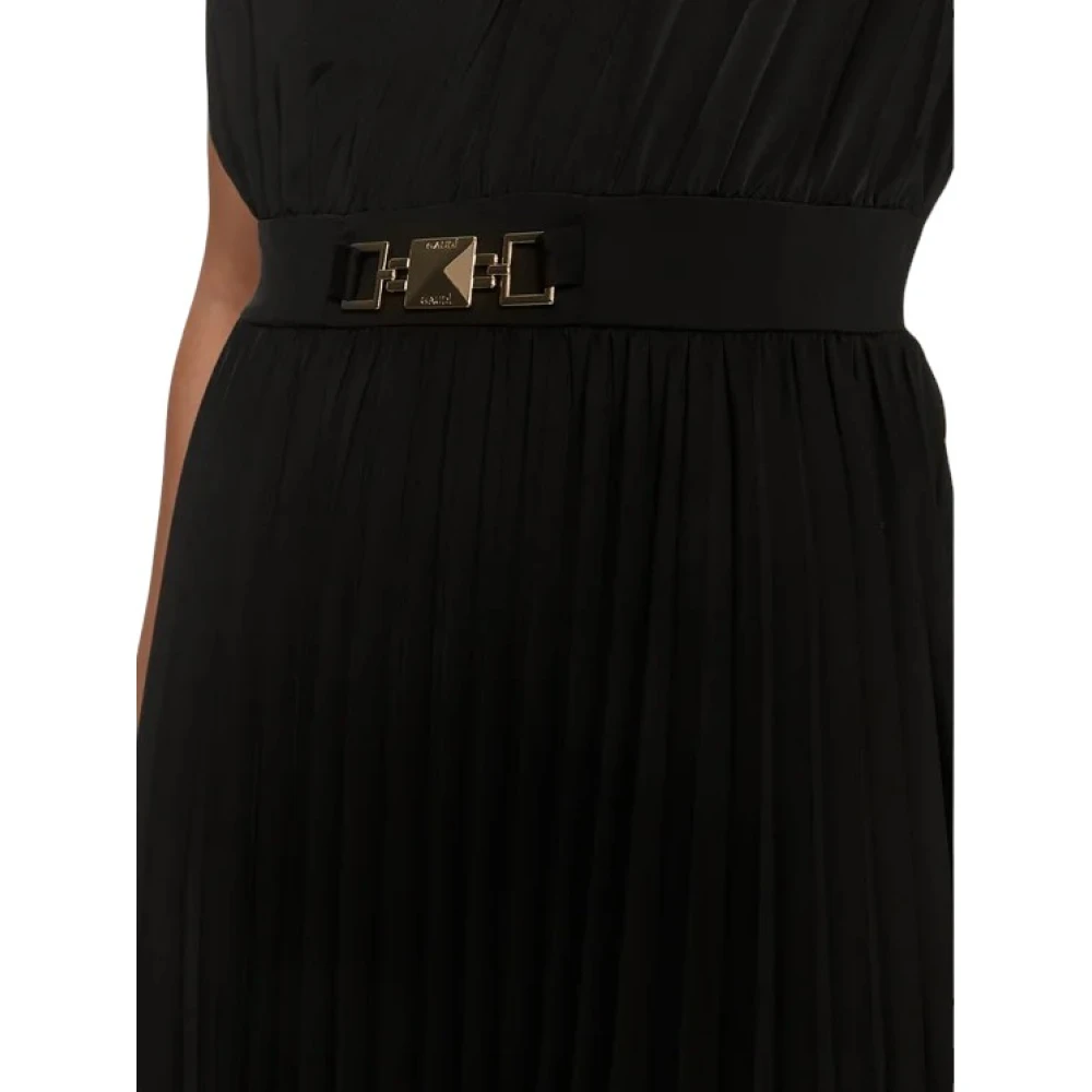 Gaudi Elegante Lange Jurk Black Dames