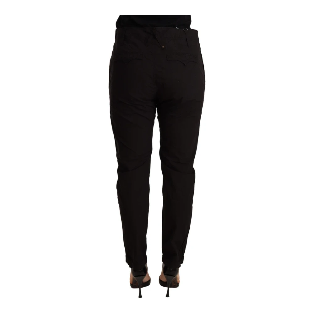 Cycle Zwarte Baggy Broek met Rits Sluiting Black Dames