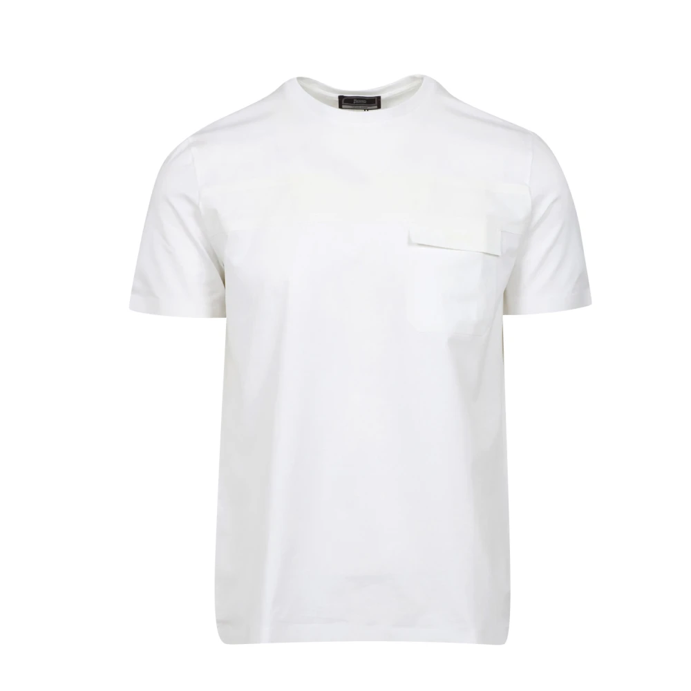 Herno - Tops > T-Shirts - White - Herno - Modalova