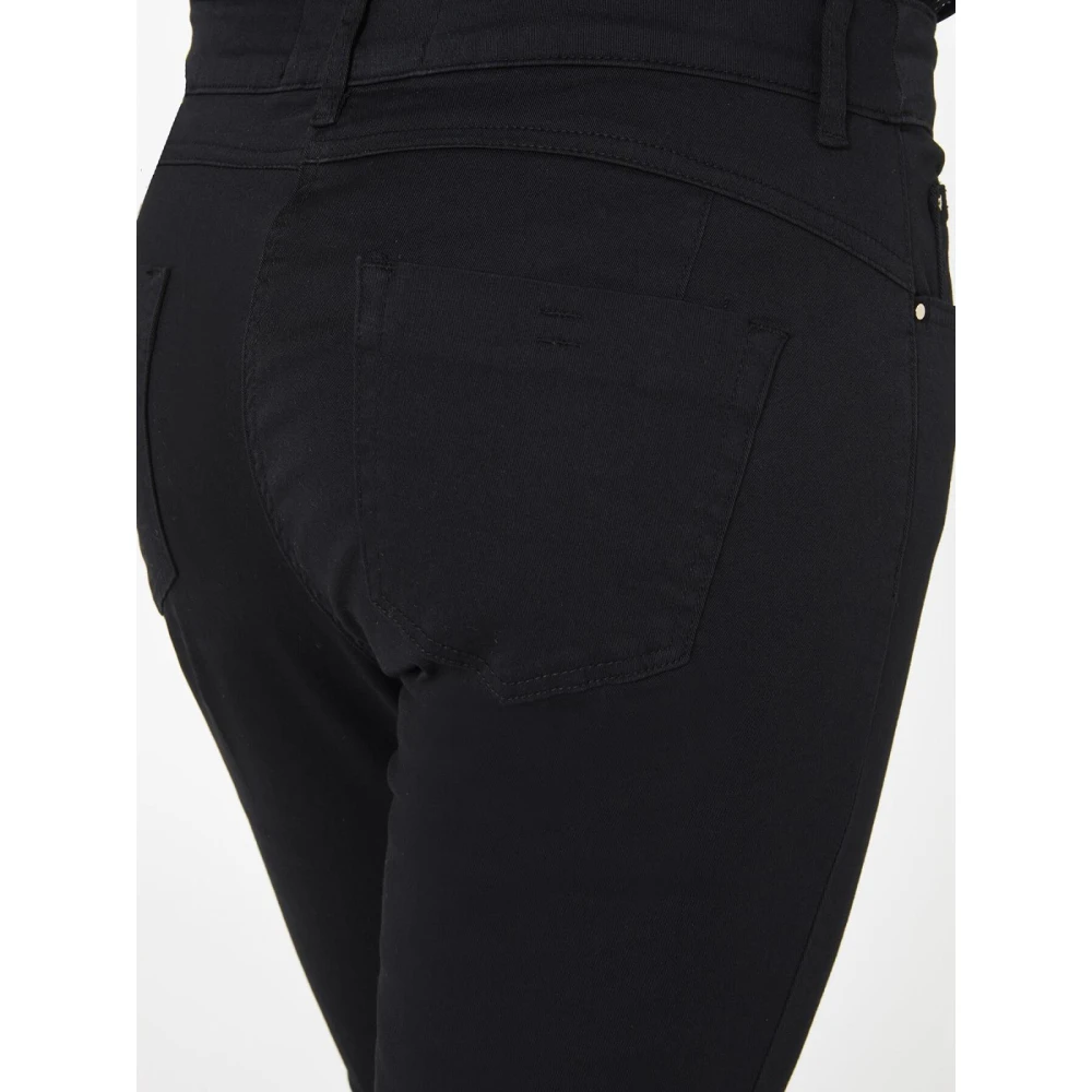 Elena Mirò Stijlvolle Denim Jeans Black Dames