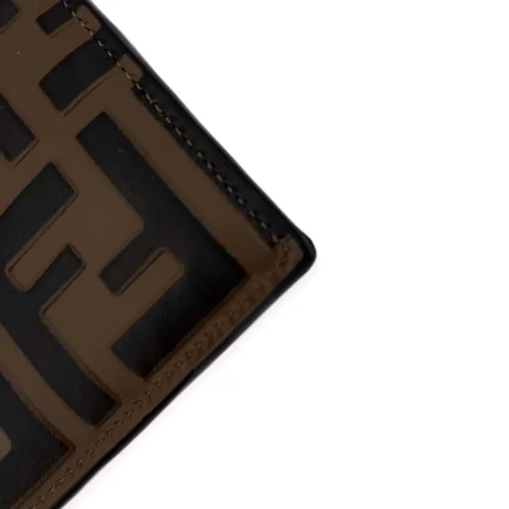 Fendi Vintage Pre-owned Leather wallets Brown Dames
