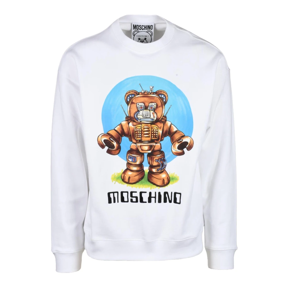 Moschino Sweatshirt White Heren