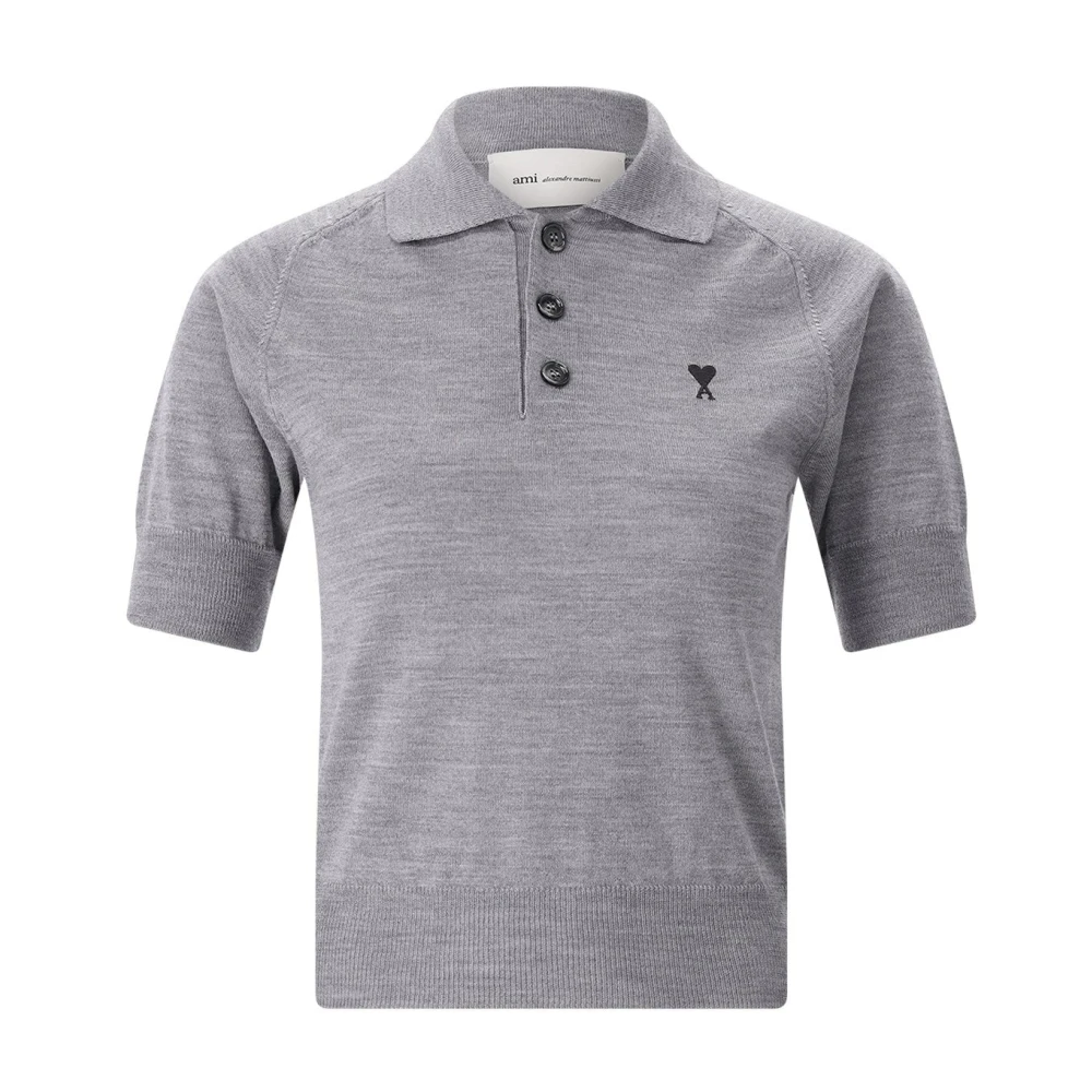 Ami Paris Donna Grigio Maglie, L, New,