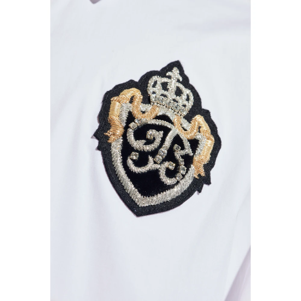 Balmain Overhemd met applicatie White Heren