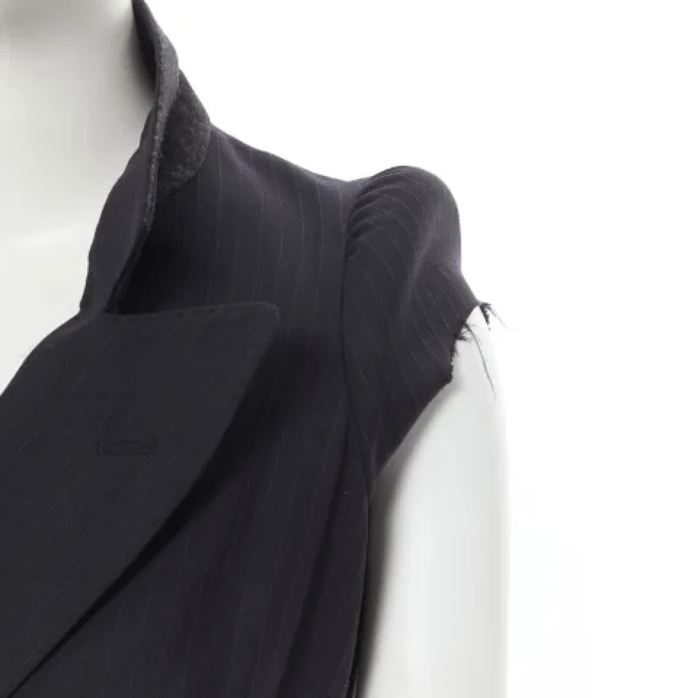 Maison Margiela Pre-owned Cotton outerwear Black Dames