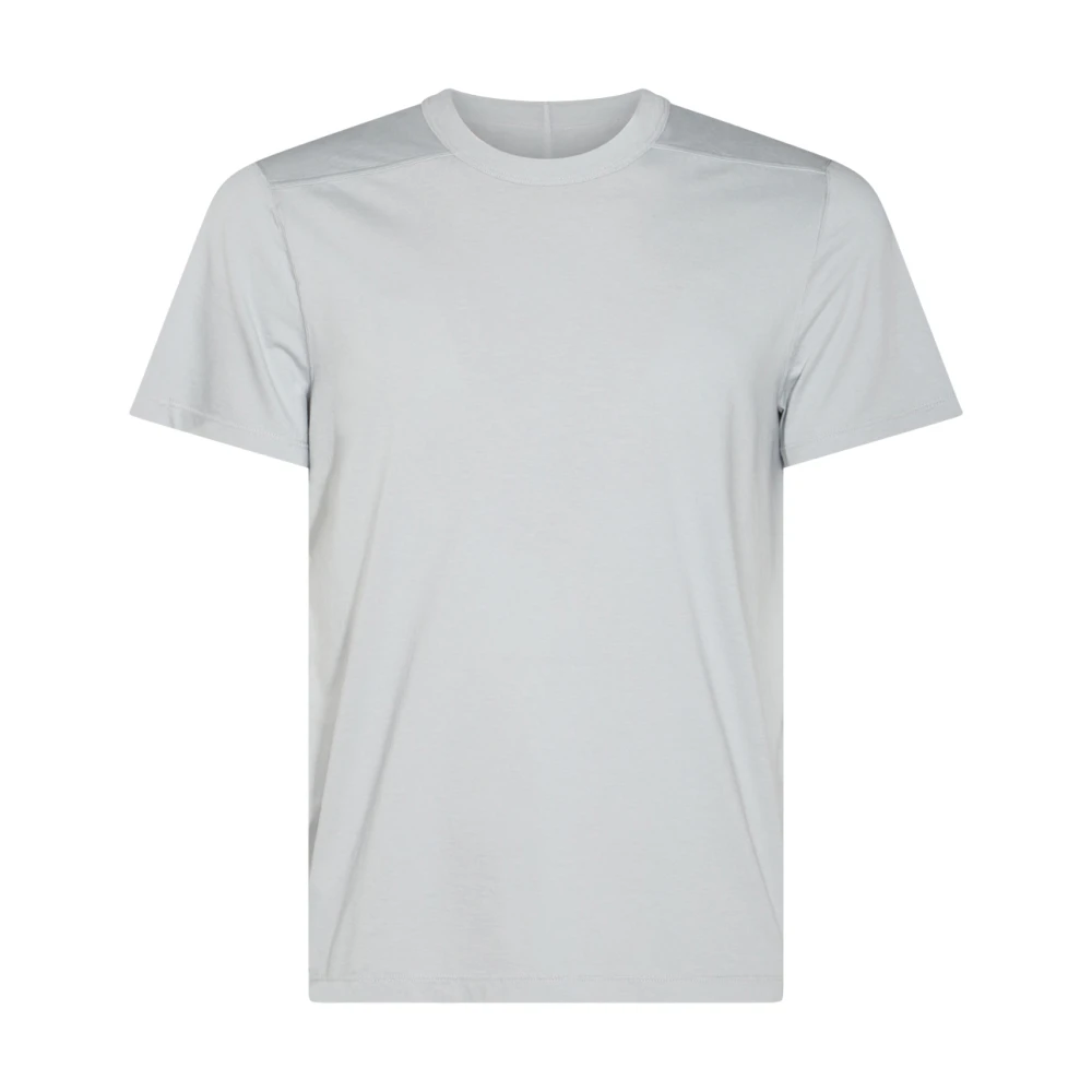 Rick Owens Lichtblauw Katoenen T-shirt en Polo Blue Heren