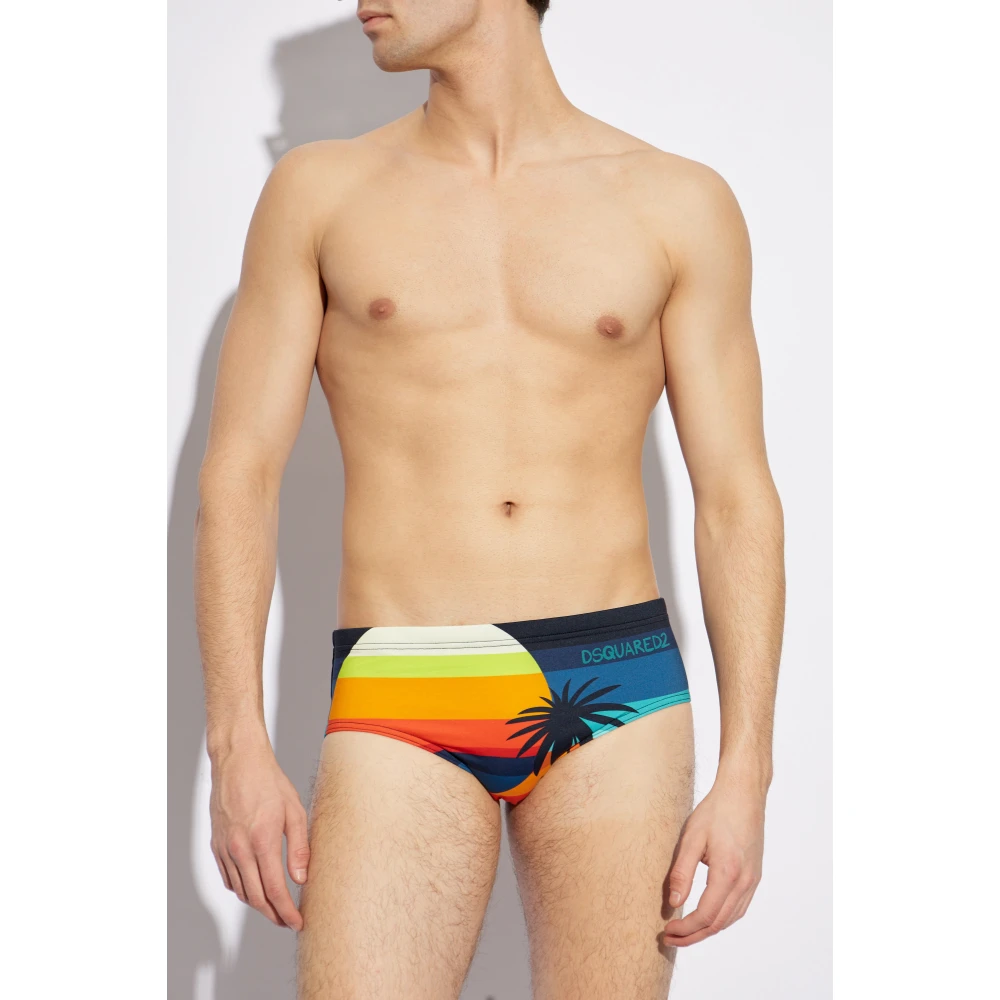 Dsquared2 Zwembroek Multicolor Heren