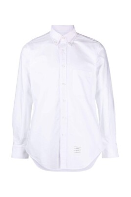 white-cotton-buttoned-collar-shirt