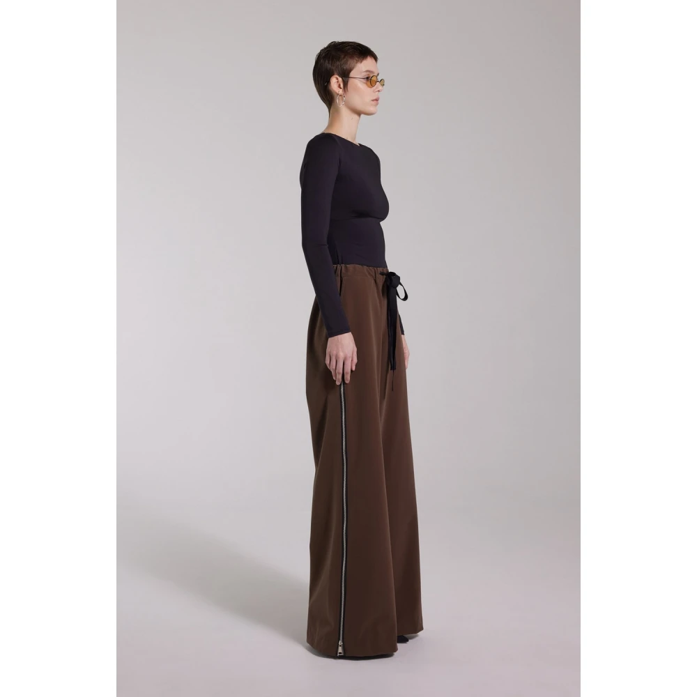 Stutterheim Waterdichte hoge taille regenbroek Brown Dames