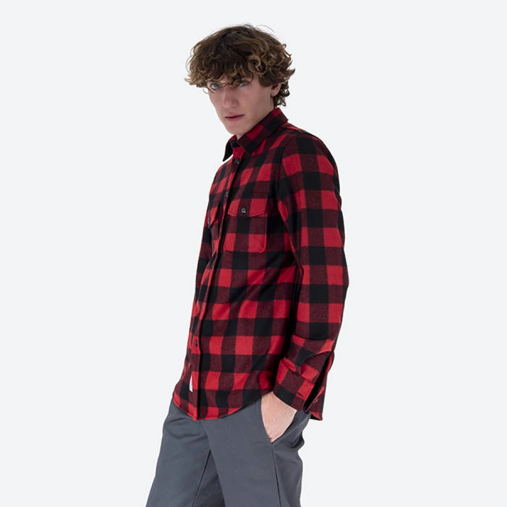 Woolrich Casual overhemd Red Heren