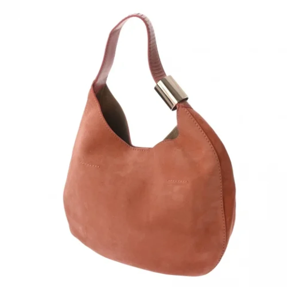 Jimmy Choo Pre-owned Suede shoulder-bags Pink Dames