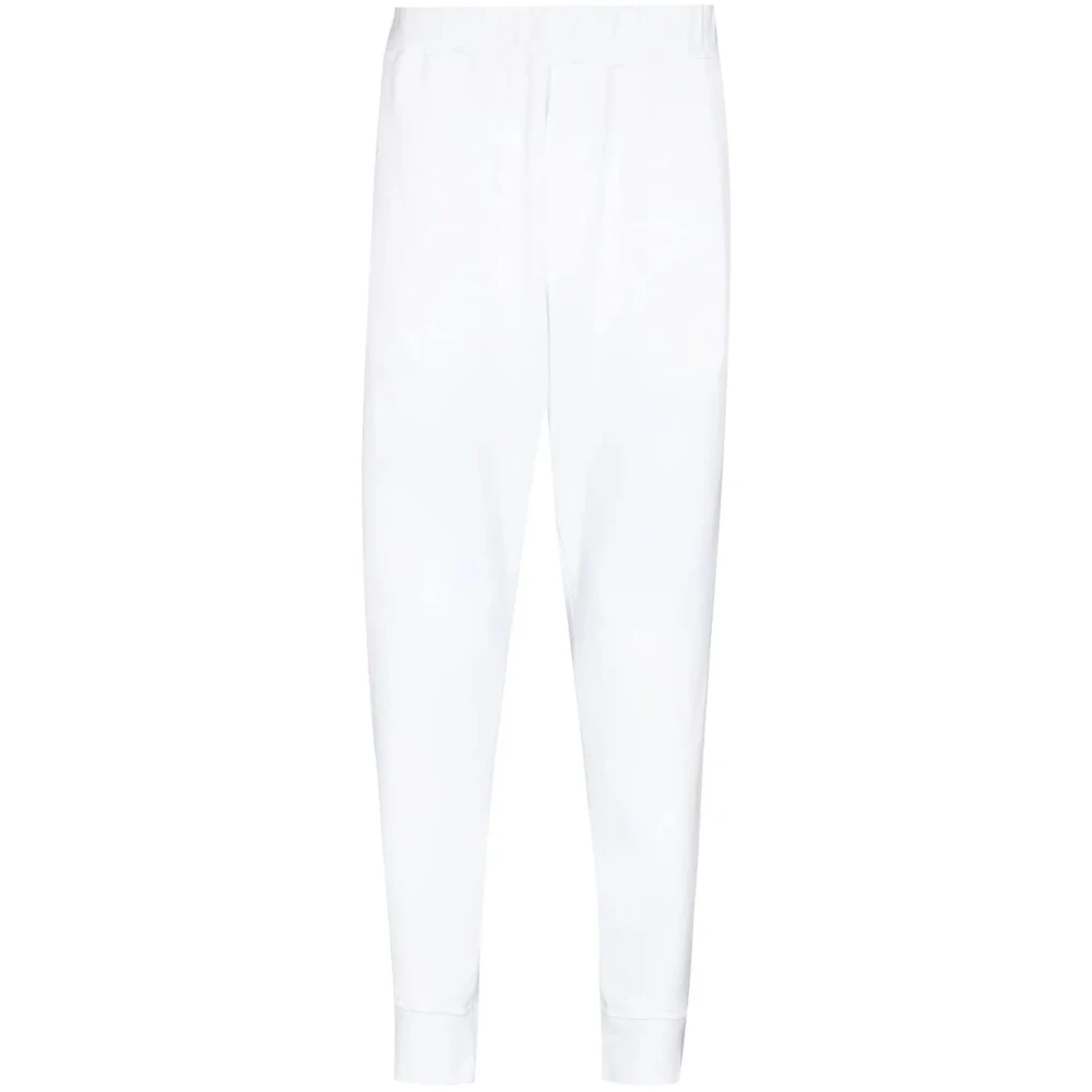 Dsquared2 Men's White Iconic Cotton Sweatpants