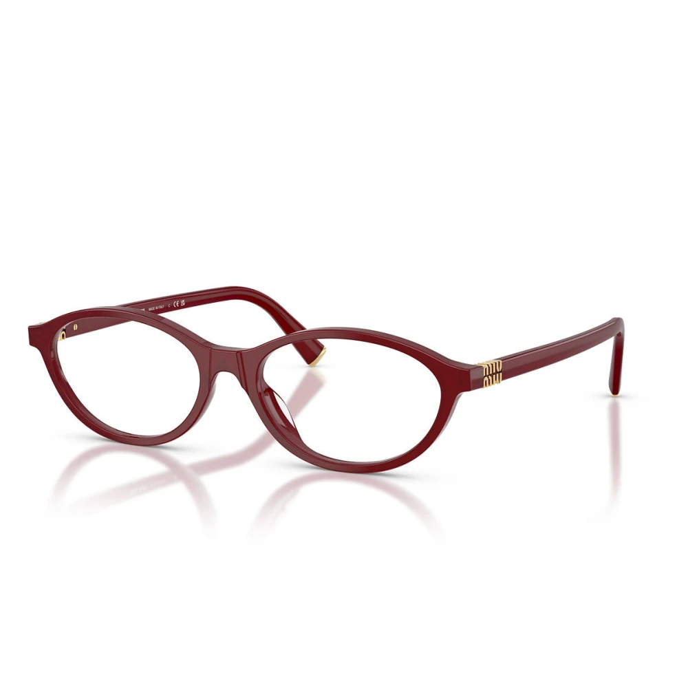 Miu Miu Unisex Red Mu09xv Optical Frame - Glasses - 53 Mm - Accessories